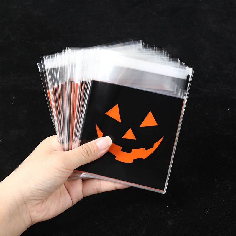 50/100pcs Halloween Black Oran - Food Snacks Gifts ulasan dan harga