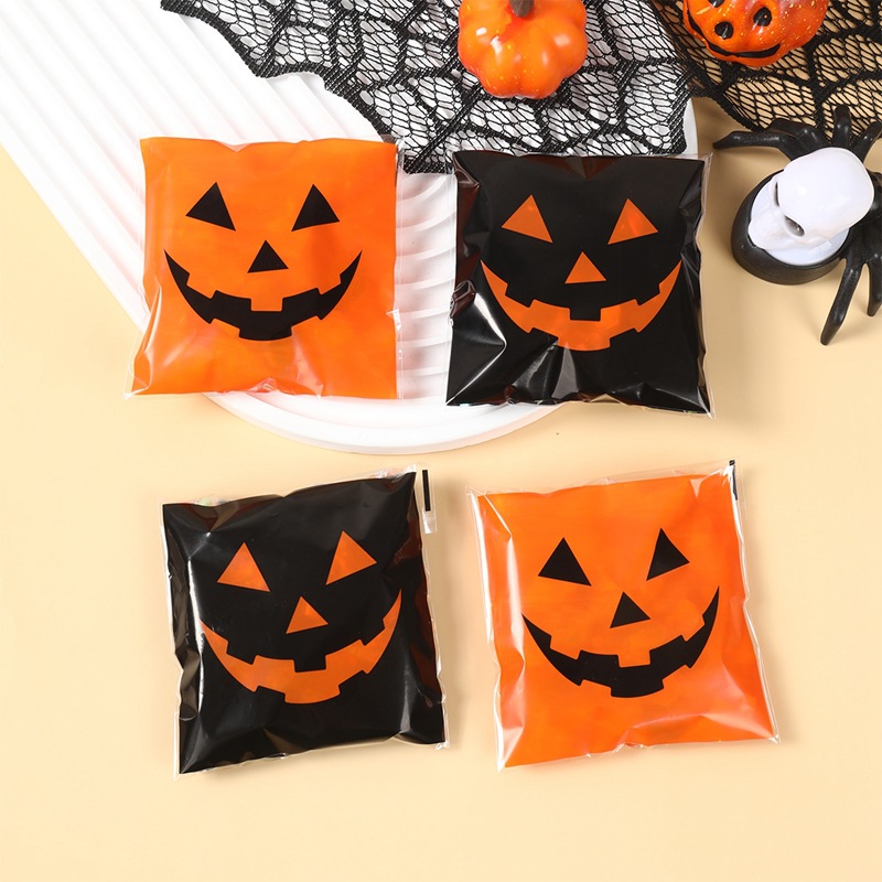 50/100pcs Halloween Black Oran - Food Snacks Gifts ulasan dan harga