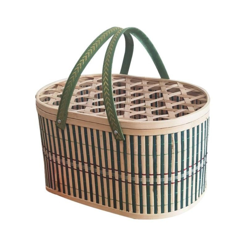 Durable Handmade Bamboo Basket - Food Snacks Gifts ulasan dan harga