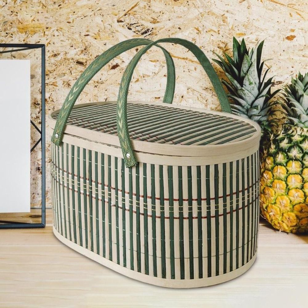 Durable Handmade Bamboo Basket - Food Snacks Gifts ulasan dan harga