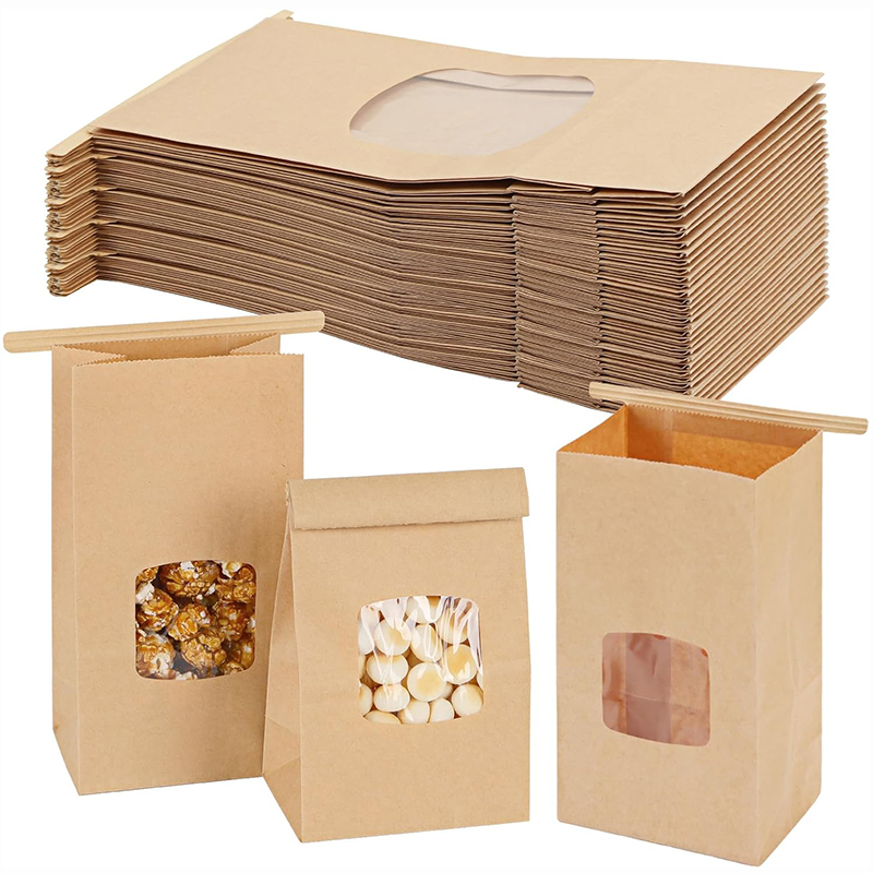 10Pcs Bakery Bags, Window Seal - Food Halloween Snacks ulasan dan harga
