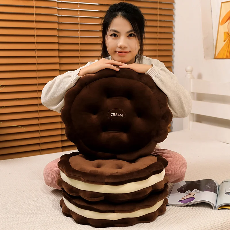 42cm Plush Sandwich Biscuit Pi - Food Snacks Gifts ulasan dan harga