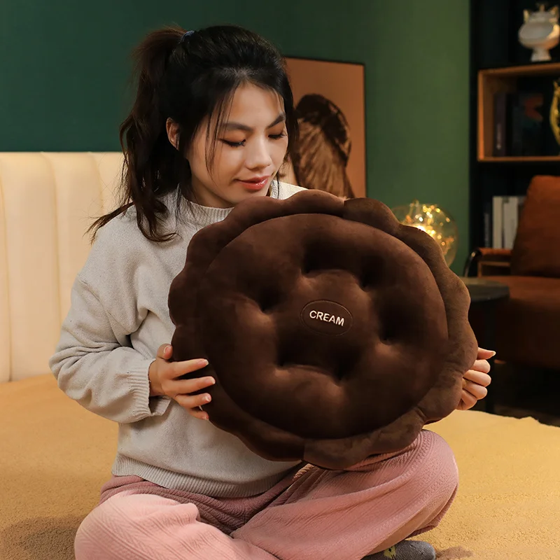 42cm Plush Sandwich Biscuit Pi - Food Snacks Gifts ulasan dan harga