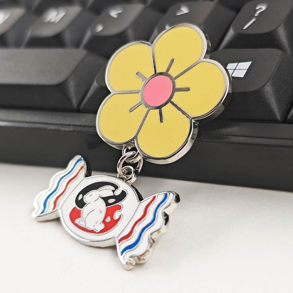 White Rabbit Candy Enamel Pin  - Food Snacks Gifts ulasan dan harga