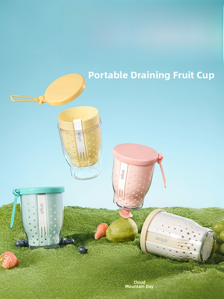 Portable Fruit Cup with Fork f - Food Snacks Online ulasan dan harga