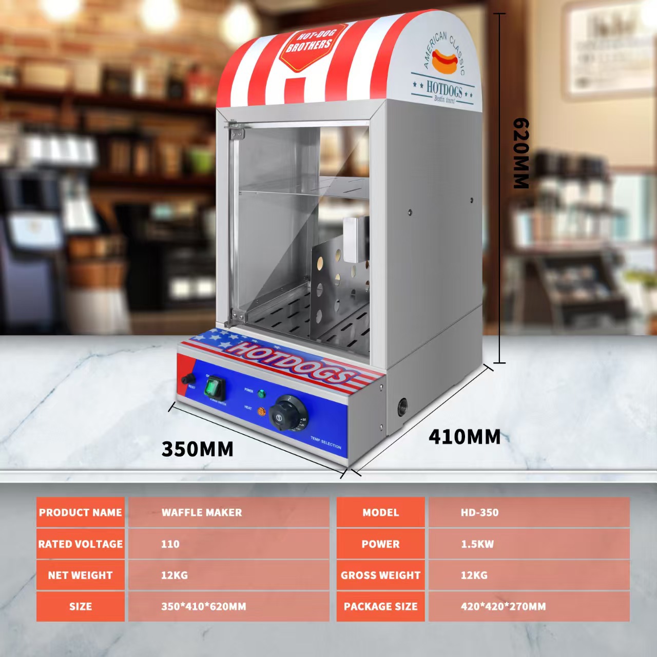 Coercial Autoatic Hot Dog Bun  - Food Processor Snacks ulasan dan harga