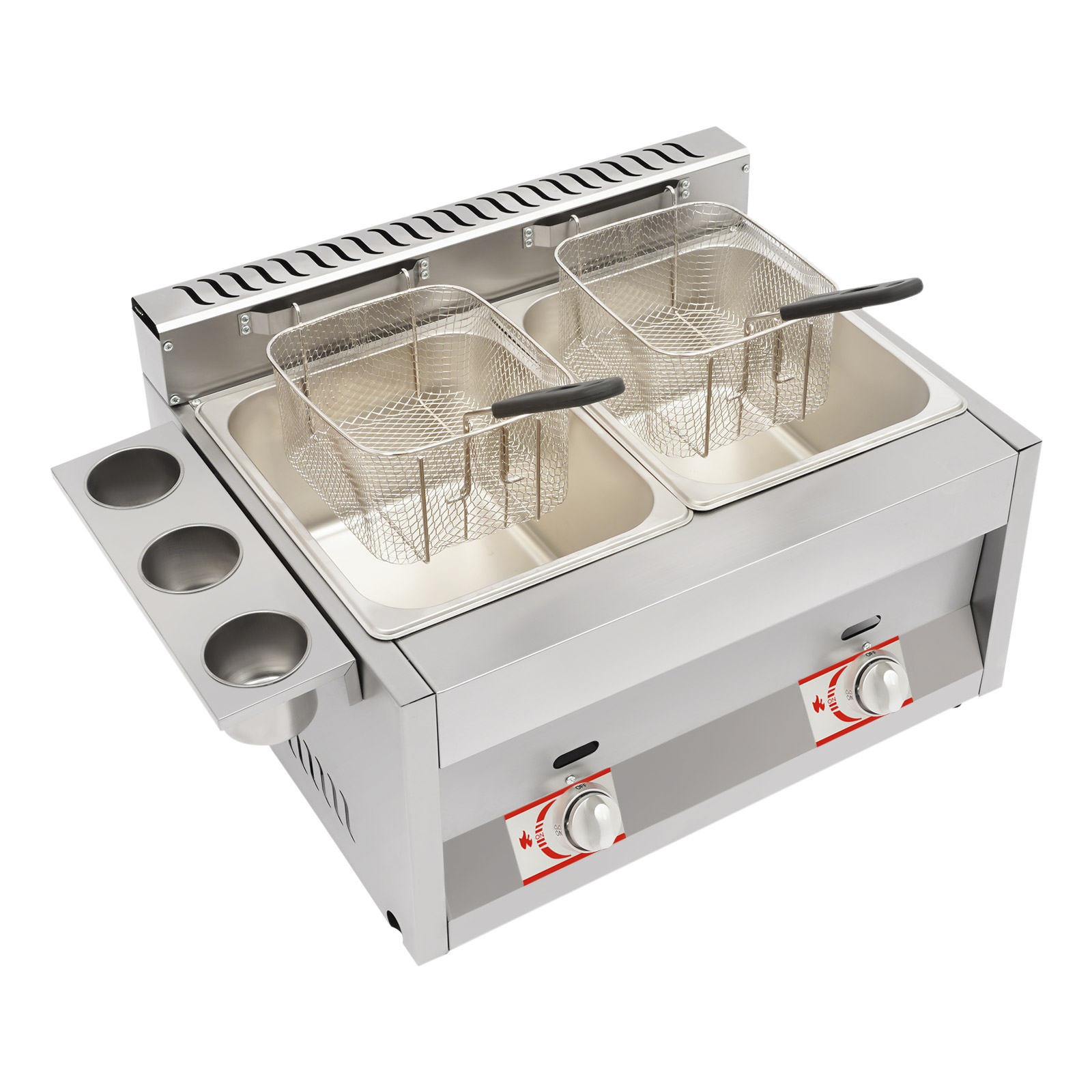 Commercial Deep Fryer 2-Tank 6 - Food Snacks Catering ulasan dan harga
