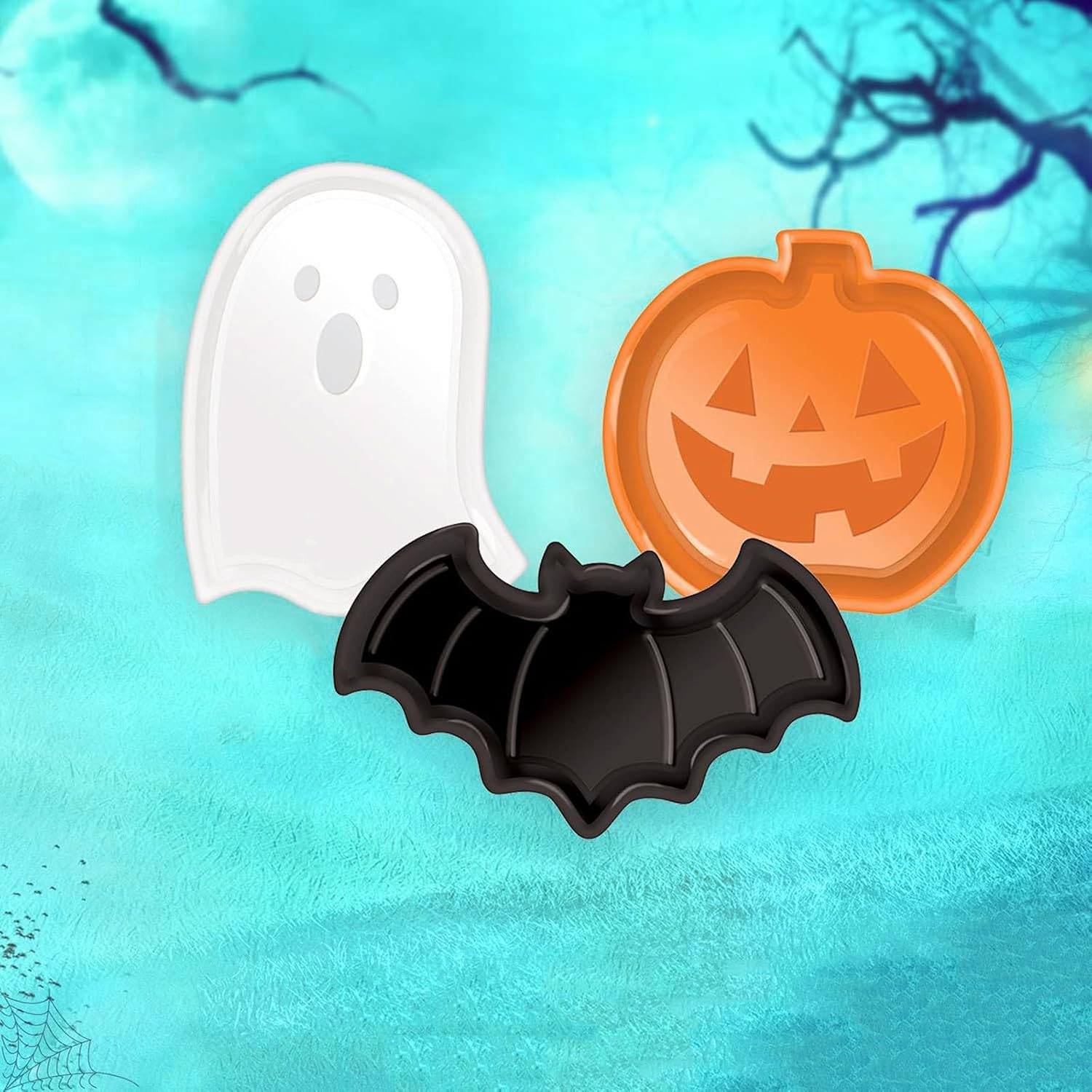 Reusable Halloween Plates Set  - Food Halloween Snacks ulasan dan harga