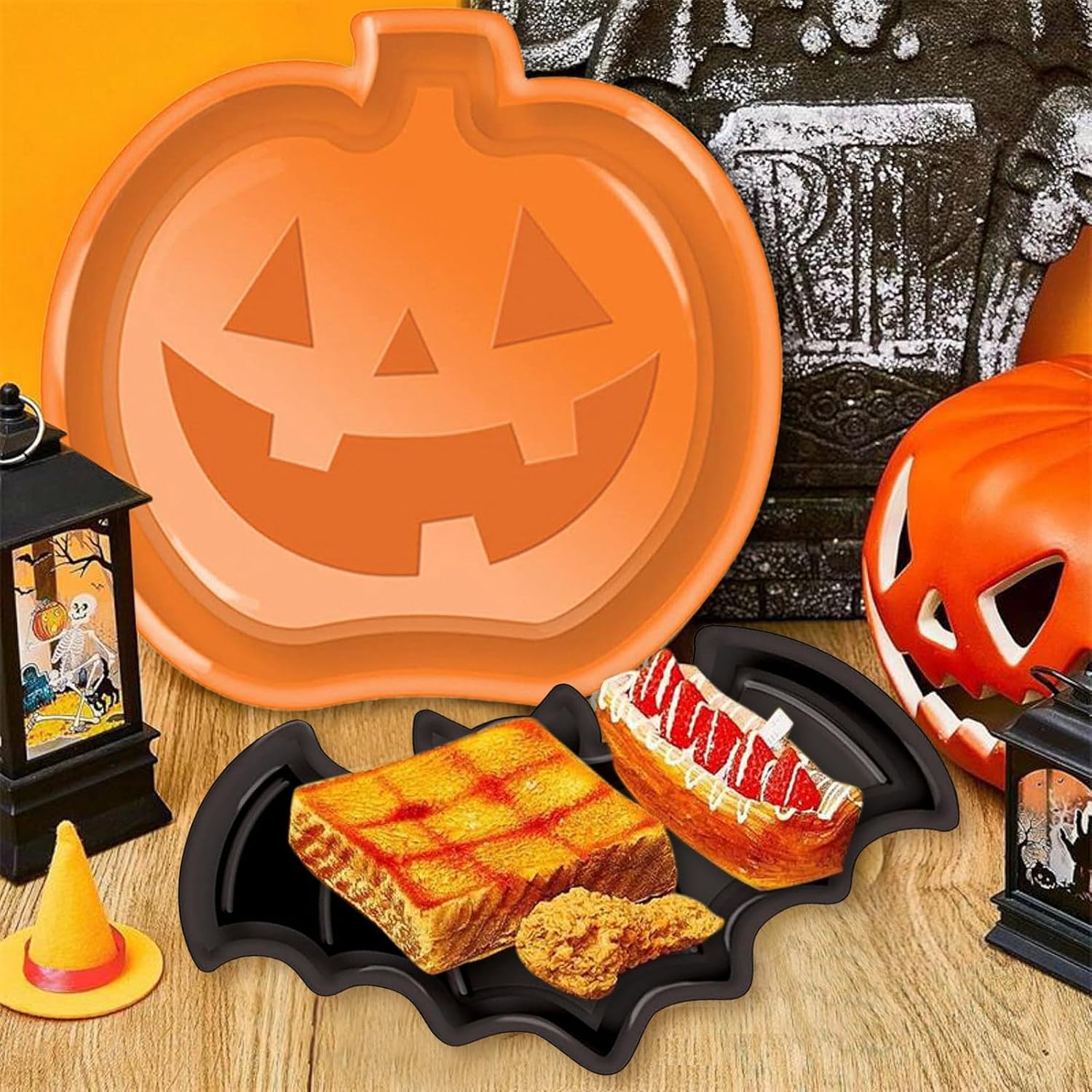 Cute Shaped Halloween Serving  - Food Halloween Snacks ulasan dan harga