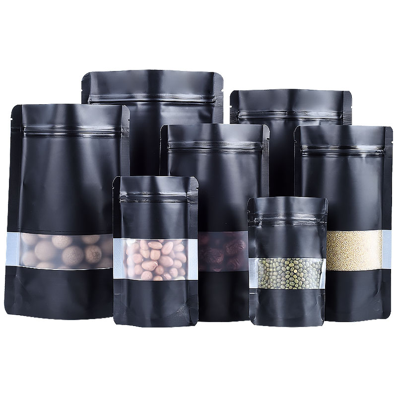 100PCS Stand-up Matte Black Al - Food Halloween Snacks ulasan dan harga