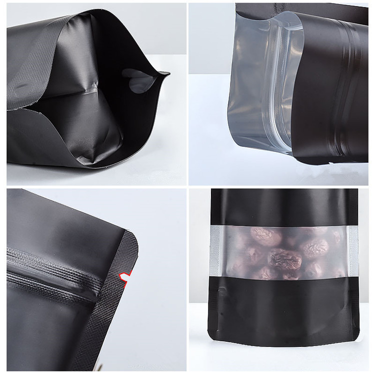 100PCS Stand-up Matte Black Al - Food Halloween Snacks ulasan dan harga