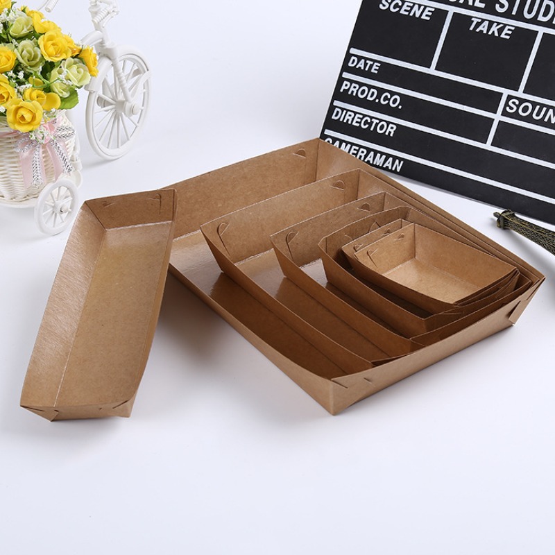 10/30/50pcs Kraft Paper Dispos - Food Halloween Snacks ulasan dan harga