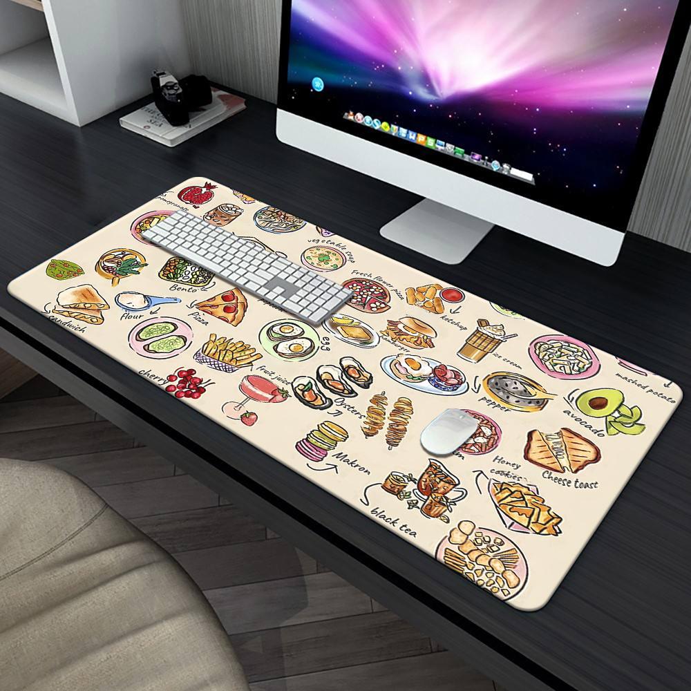 Large Mouse Pad Xxl Snacks Foo - Food Snacks Game ulasan dan harga