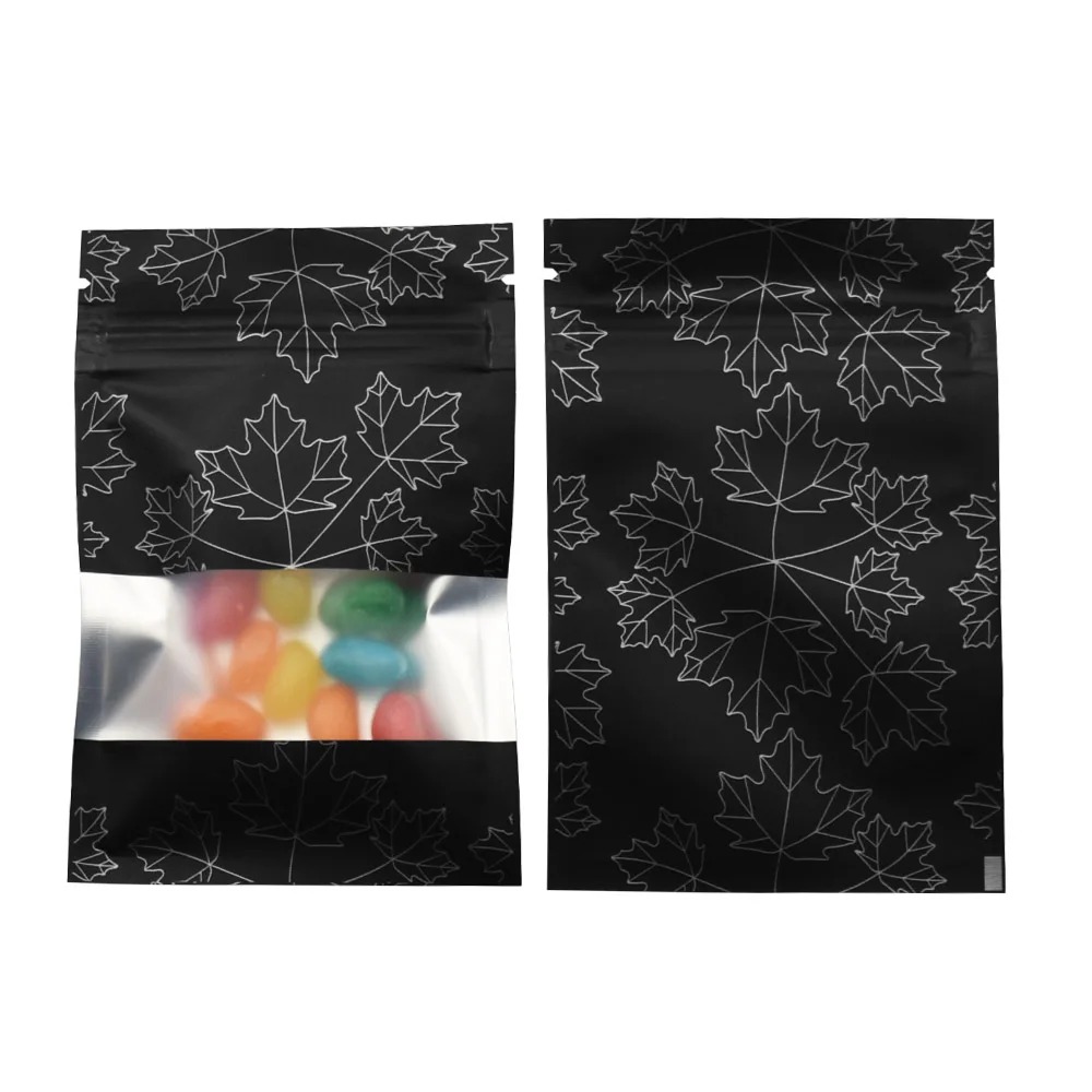 100Pcs Zip Lock Mylar Foil Bag - Food Halloween Snacks ulasan dan harga