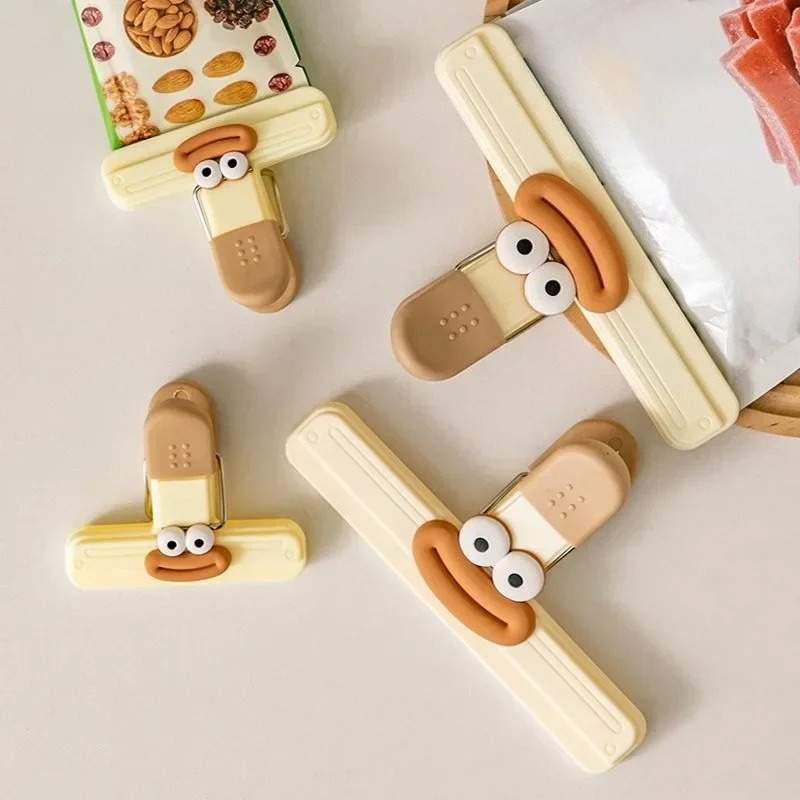 3pcs Creative Face Bag Sealing - Food And Snacks ulasan dan harga